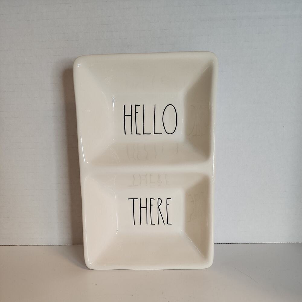 RAE DUNN "Hello There" Candy, Desk Dish Artisan Collection by Magenta 8"×5"